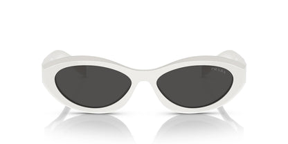 Prada Sunglasses PR26ZS 17K08Z 55mm Talc / Dark Grey Lens