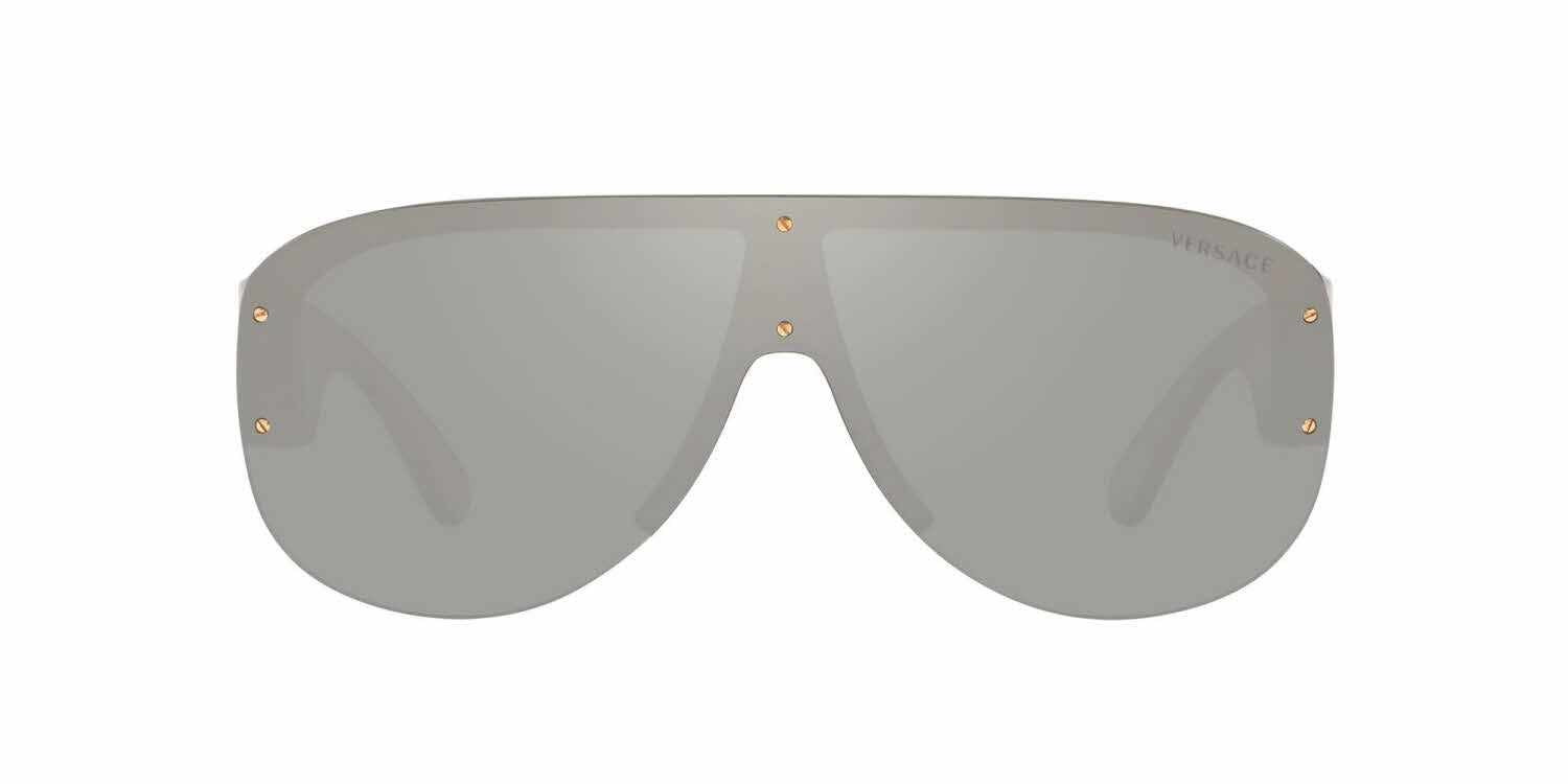 Versace Sunglasses VE4391 311-6G Transparent Grey / Light Grey Mirror Silver