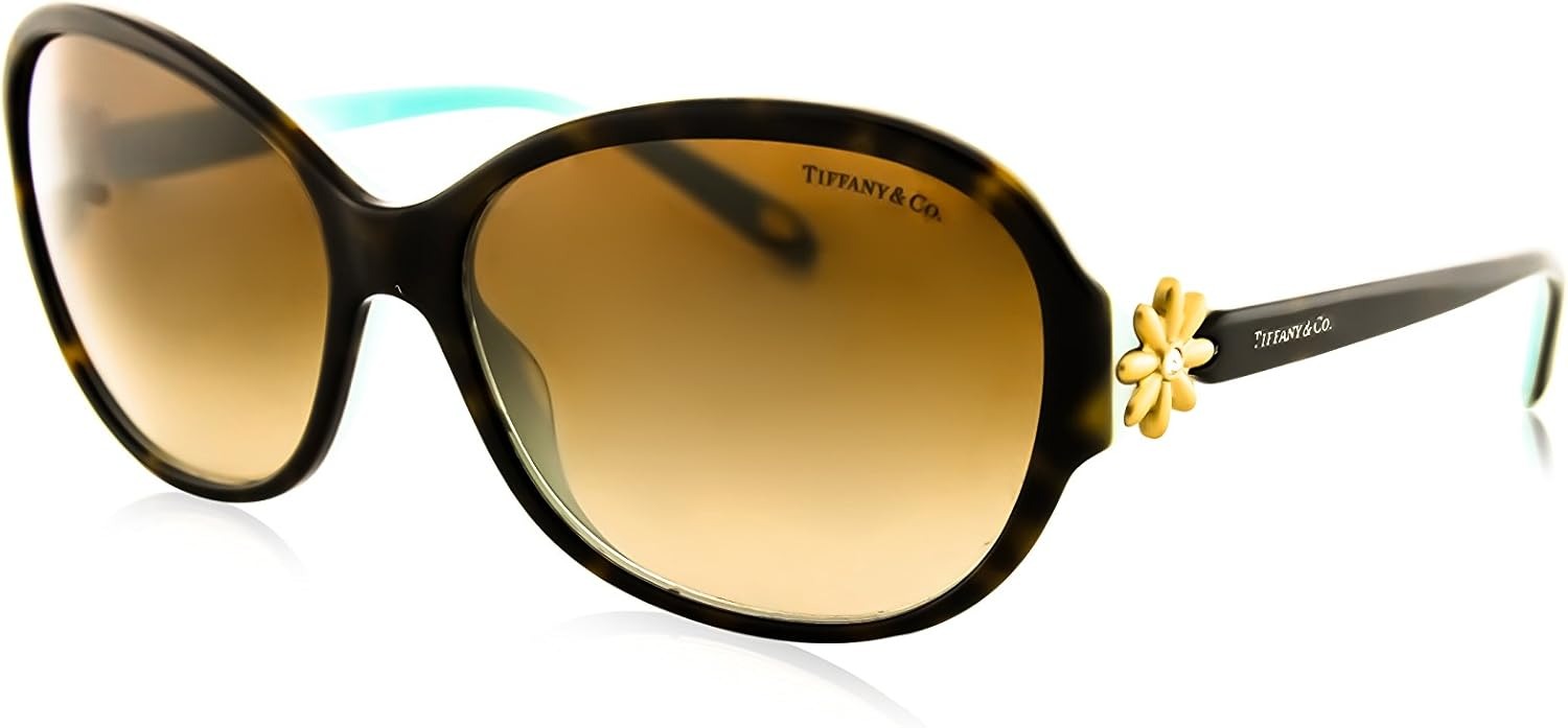 Tiffany & Co Sunglasses TF4068B 8134/3B 58mm Havana / Brown Lens