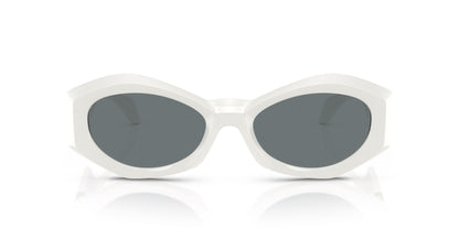 Versace Sunglasses VE4466U 546280 54mm White / Dark Blue Lens