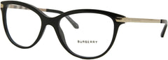 Burberry BE2280 3001 Eyeglasses 54mm Black / Clear Demo Lens