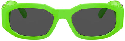 VERSACE SUNGLASSES VE4361 531987 53mm GREEN FLUO / GREY [53-18-140]