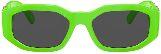 VERSACE SUNGLASSES VE4361 531987 53mm GREEN FLUO / GREY [53-18-140]