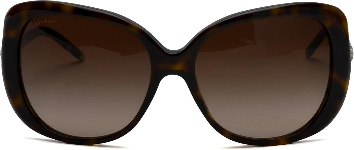 Bvlgari BV8105B 504/13 Sunglasses 59mm Dark Havana / Brown Gradient Lens