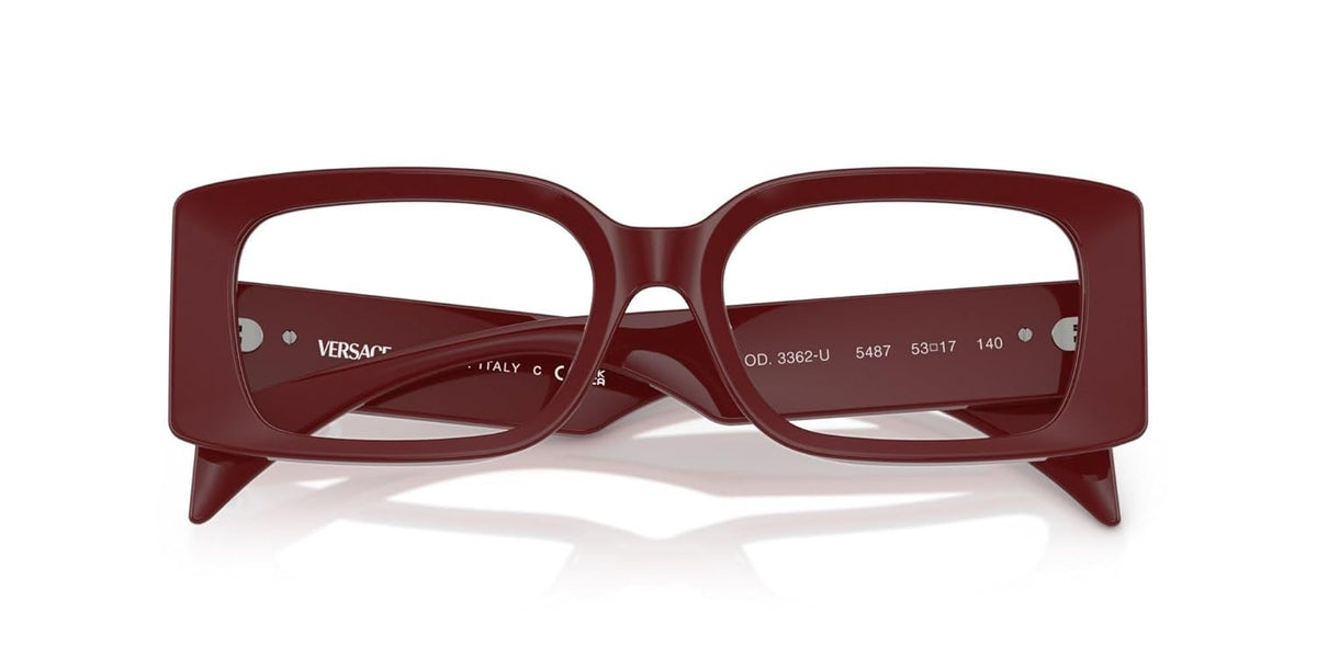 Versace Eyeglasses VE3362U 5487 53mm Bordeaux / Demo Lens