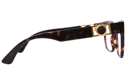 Versace Eyeglasses VE3314 108 54mm Havana / Demo Lens