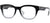 Burberry Eyeglasses BE2306 3805 52mm Black Gradient / Demo Lens