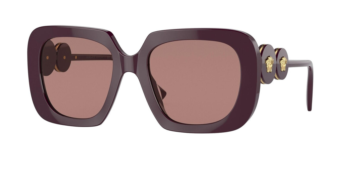 Versace Sunglasses VE4434F 538273 54mm Bordeaux / Brown Lens
