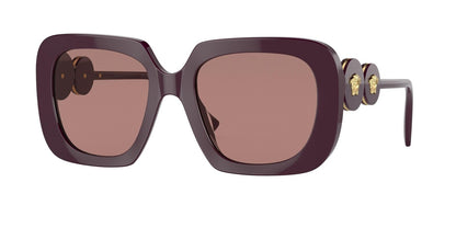 Versace Sunglasses VE4434F 538273 54mm Bordeaux / Brown Lens