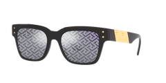 Versace Sunglasses VE4421 GB1F 52mm Black / Dark Grey Monogram Blue Lens