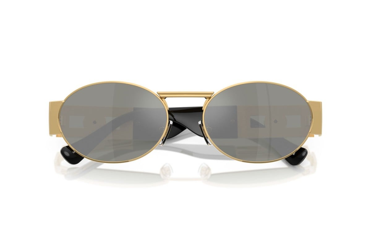 Versace Sunglasses VE2264 100230 56mm Gold / Green Mirror Silver Lens
