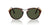 Persol Folding Sunglasses PO3274S 24/31 50mm Havana / Green Lens
