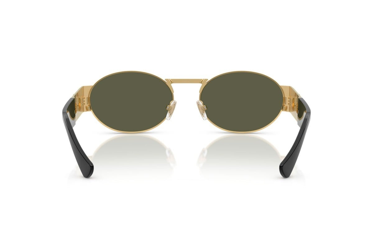 Versace Sunglasses VE2264 100230 56mm Gold / Green Mirror Silver Lens