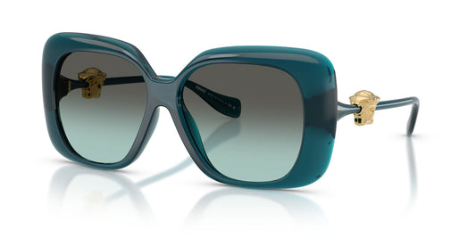 Versace Sunglasses VE4499U 55402A 57mm Transparent Blue/Green Gradient Blue Lens