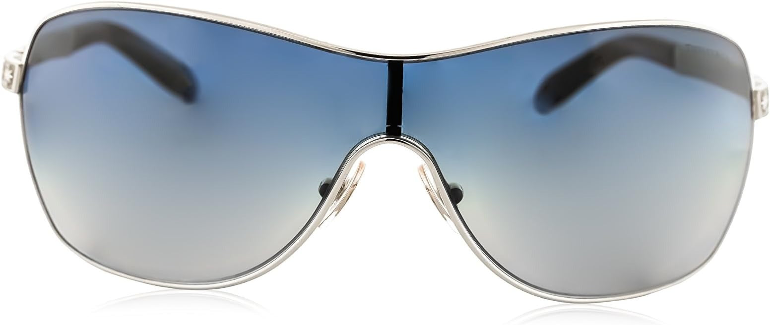 Tiffany & Co Sunglasses TF3035 60014L Silver / Dark Blue Gradient Lens