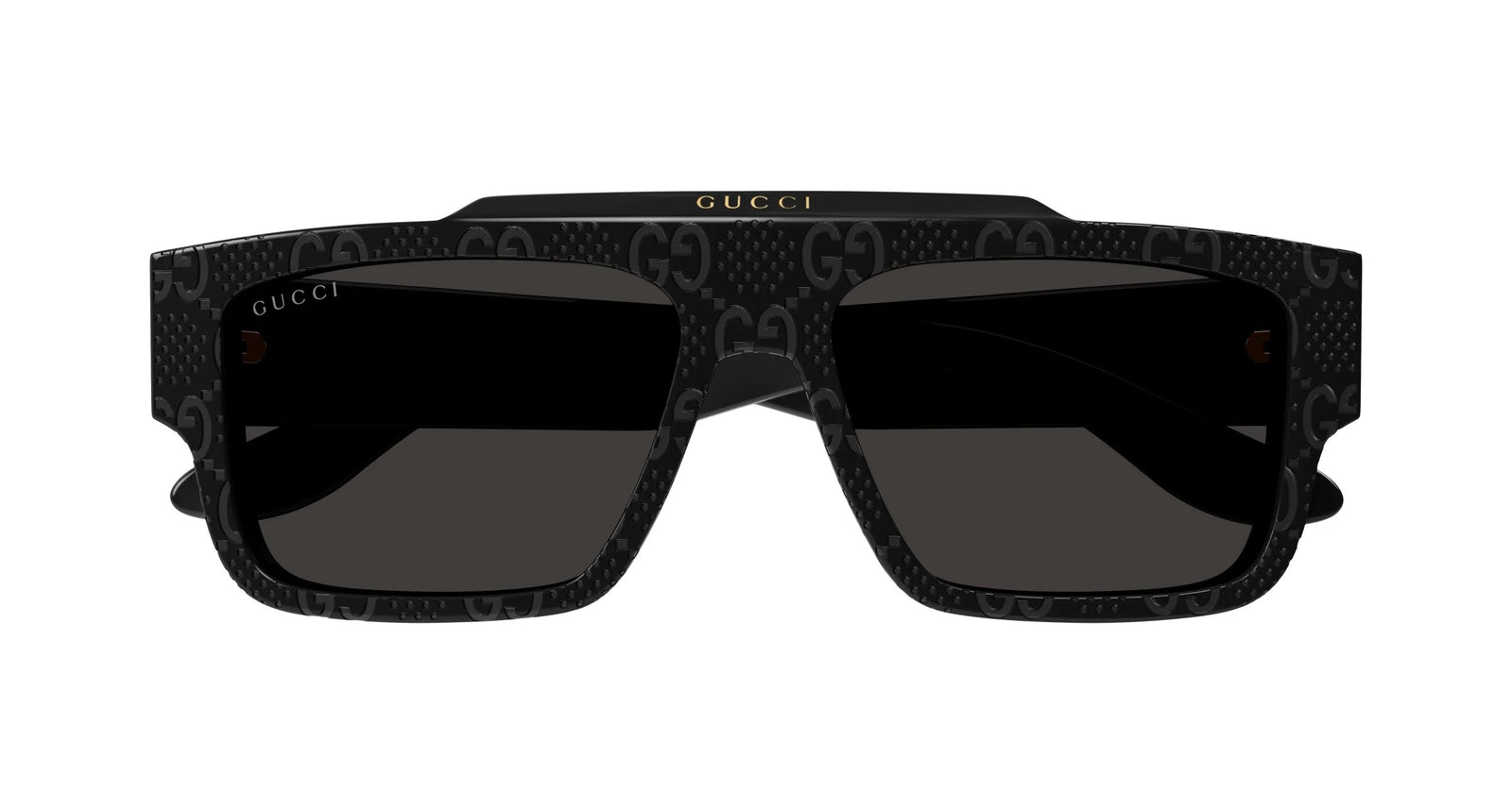 Gucci Sunglasses GG1460S 006 56mm Black Logo / Grey Lens