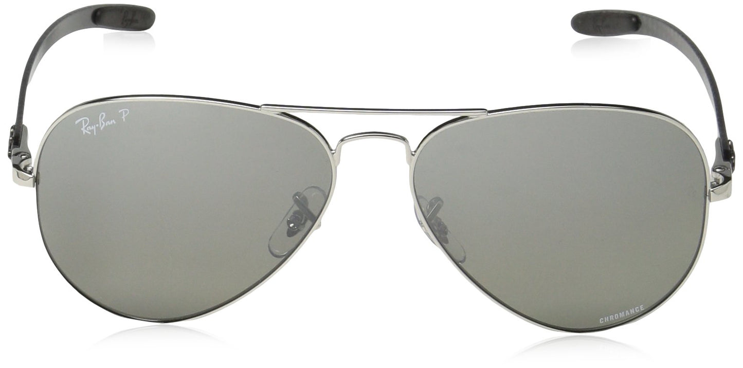 Ray-Ban Chromance RB8317CH 003/5J 58mm Shiny Silver / Silver Mirror Polarized