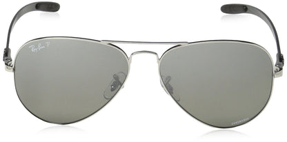 Ray-Ban Chromance RB8317CH 003/5J 58mm Shiny Silver / Silver Mirror Polarized