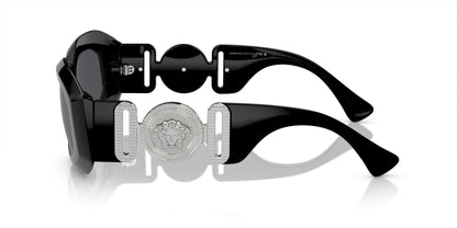 Versace Sunglasses VE4425U 542287 54mm Black / Dark Grey Lens