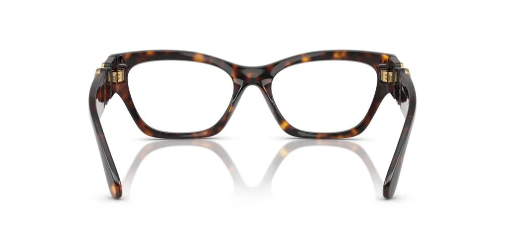 Versace VE3367U 108 Eyeglasses 52mm Havana / Clear Demo Lens