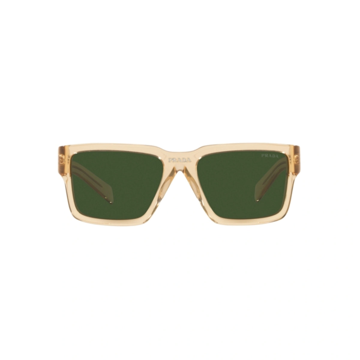 Prada Sunglasses PR09YS 01N1I0 56mm Amber Crystal / Dark Green Lens