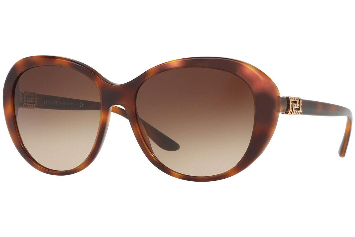 Versace Sunglasses VE4324B 521713 57mm Havana / Brown Gradient Lens