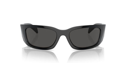 Prada Sunglasses PRA19S 1AB5S0 60mm Black / Dark Grey Lens
