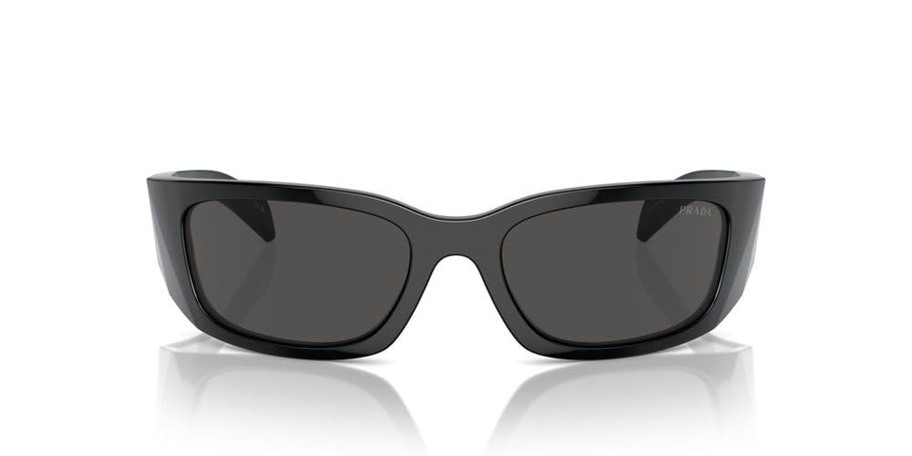 Prada Sunglasses PRA19S 1AB5S0 60mm Black / Dark Grey Lens