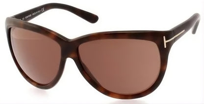 Tom Ford Olympia TF128 52J Sunglasses 62mm Dark Havana / Brown Lens