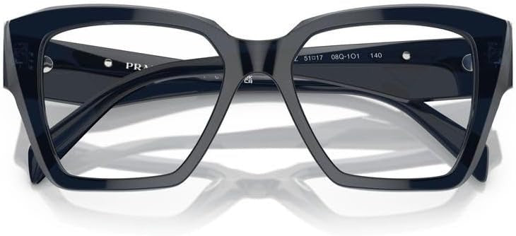 Prada Eyeglasses PR 09ZV 08Q 1O1 51mm Transparent Blue / Demo Lens