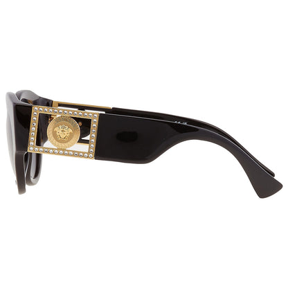 Versace Sunglasses VE4438B GB1/87 52mm Black / Dark Grey Lens