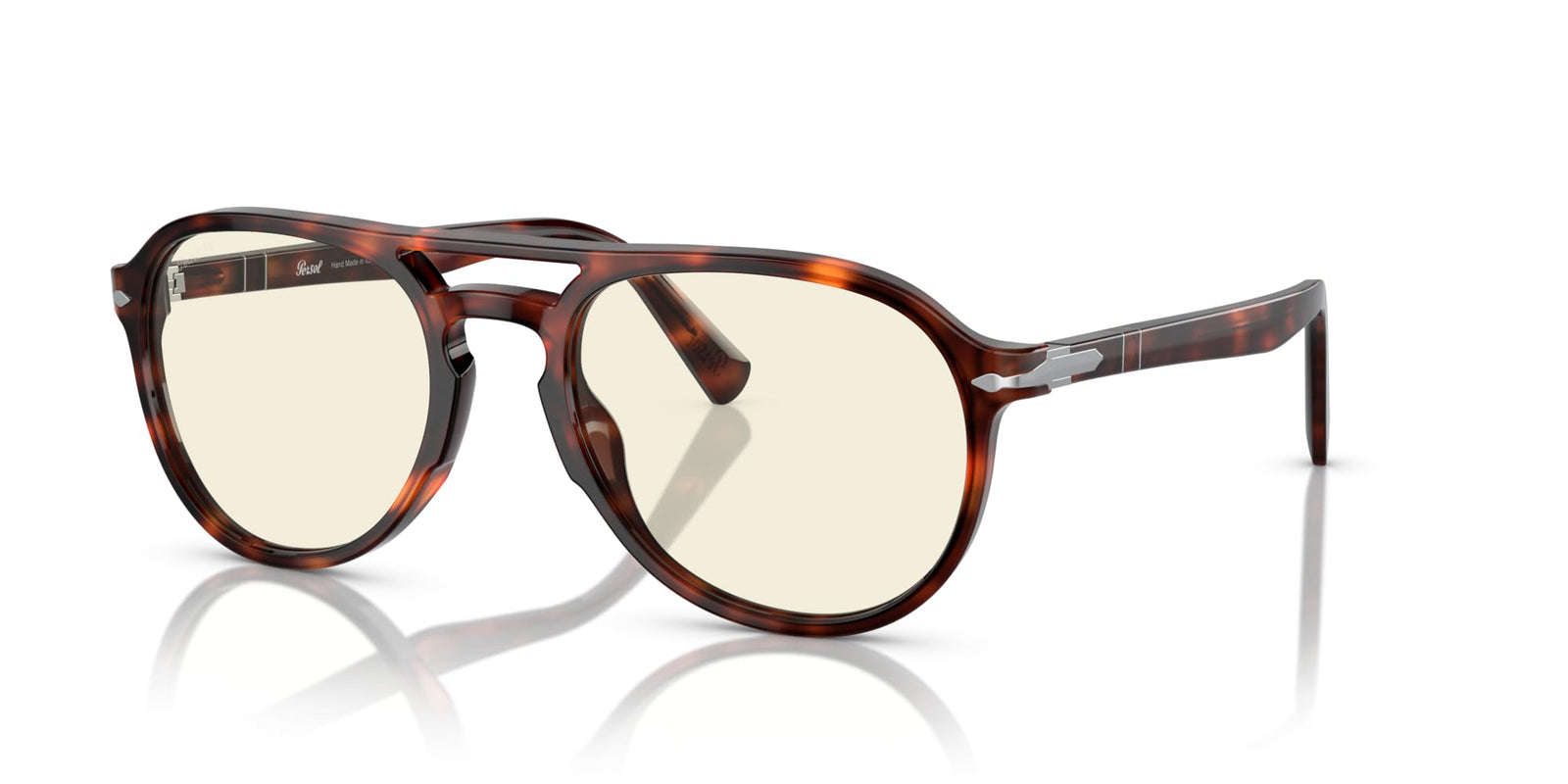 Persol Sunglasses PO3235S 24BL 55mm Havana / Photochromatic Clear To Blue Lens