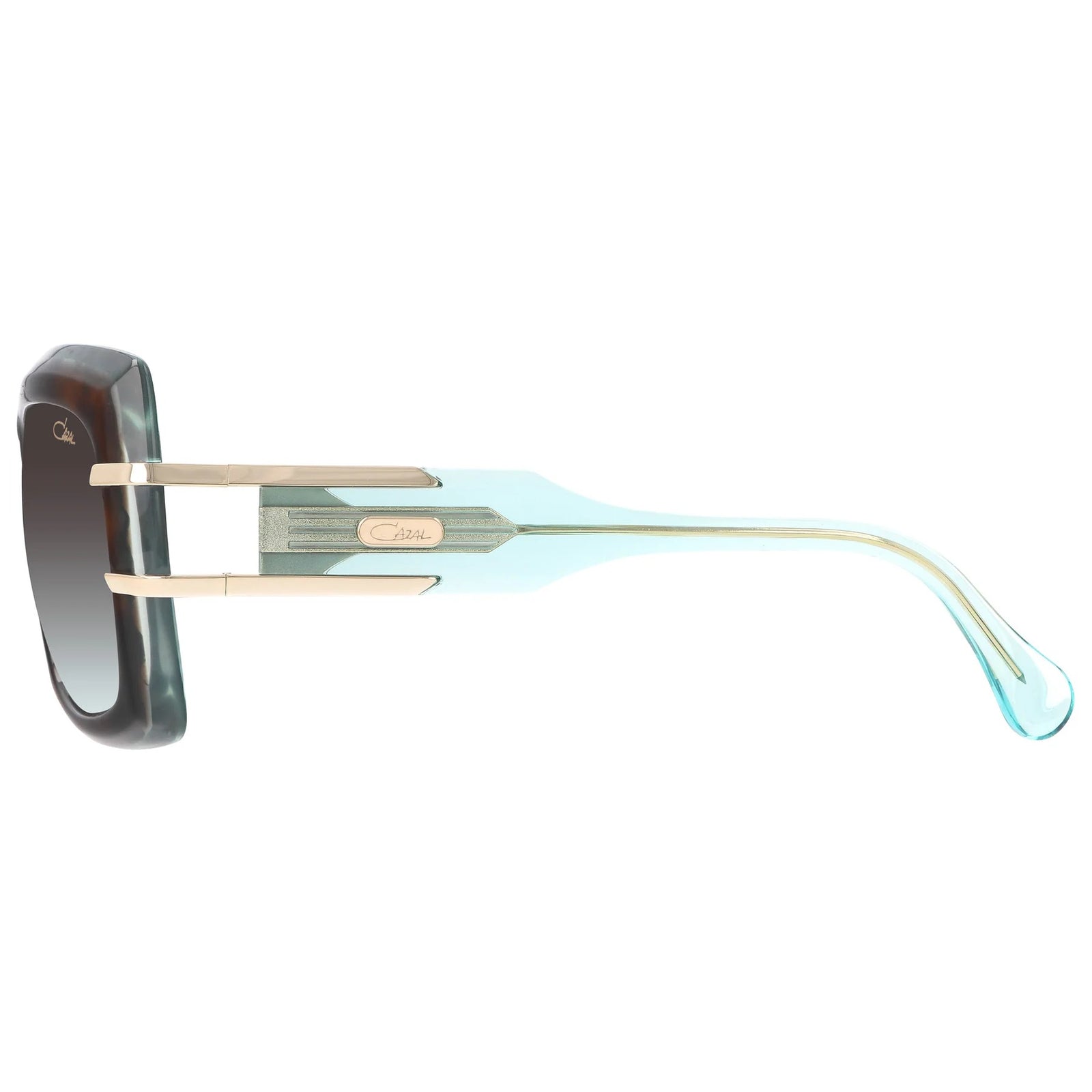 Cazal Sunglasses CAZAL 8508 002 54mm Havana Turquoise / Green Gradient Lens