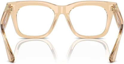 Burberry Eyeglasses BE2407F 4063 51mm Transparent Brown / Demo Lens