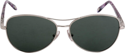 Tiffany & Co Sunglasses TF3041 60523H 57mm Purple Print / Grey Green Lens