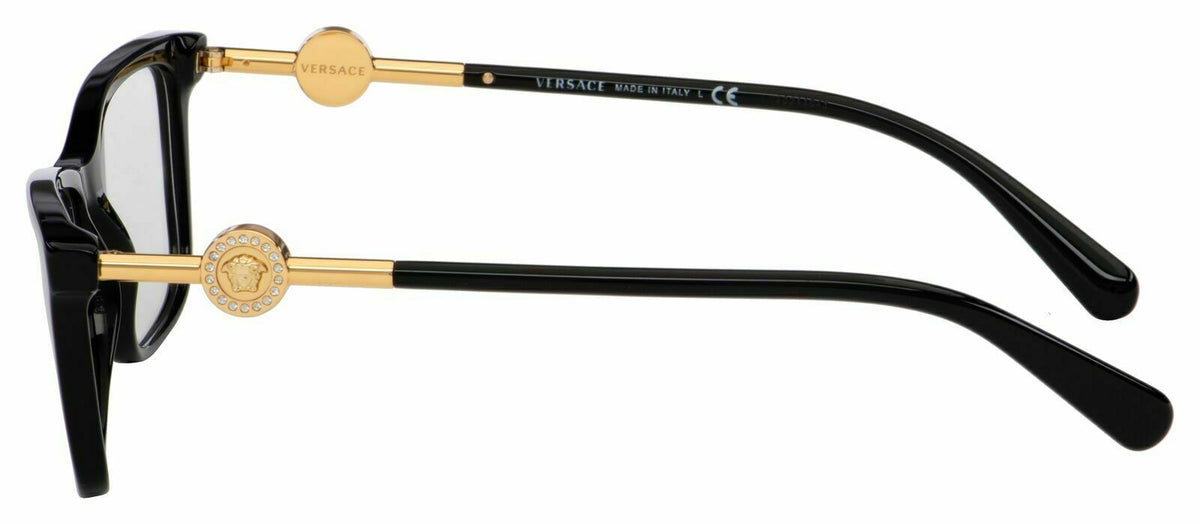 Versace Eyeglasses VE3299B GB1 55mm Black / Demo Lens