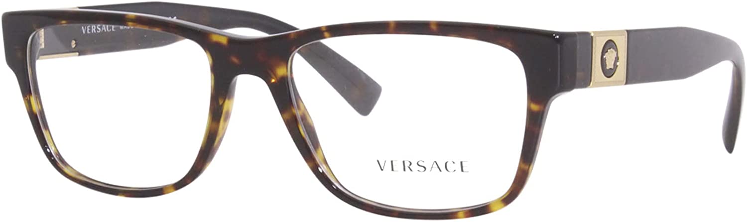 Versace Eyeglasses VE3295 108 56mm Brown Havana / Demo Lens