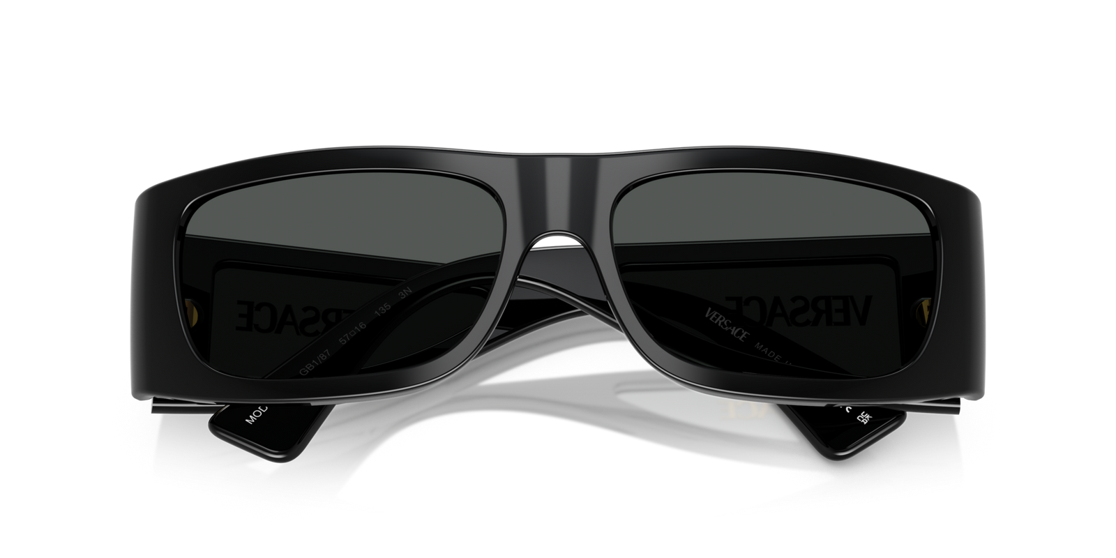 Versace Sunglasses VE4482 GB187 57mm Black / Dark Grey Lens