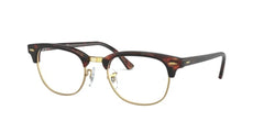 Ray-Ban RX5154 2372 Eyeglasses 51mm Red Havana / Clear Demo Lens