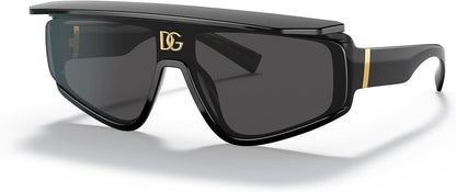 Dolce & Gabbana Sunglasses DG6177 501/87 Black / Dark Grey Lens
