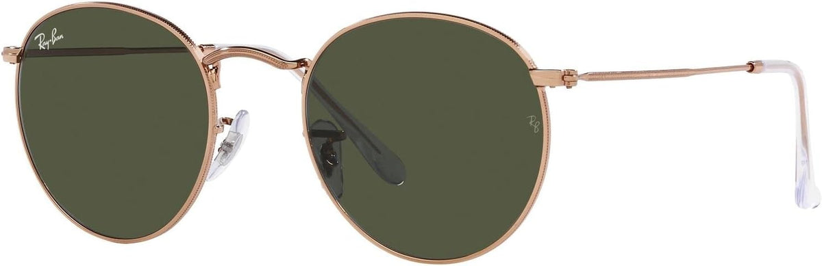 Ray-Ban RB3447 920231 Sunglasses 50mm Rose Gold / Green Solid Lens