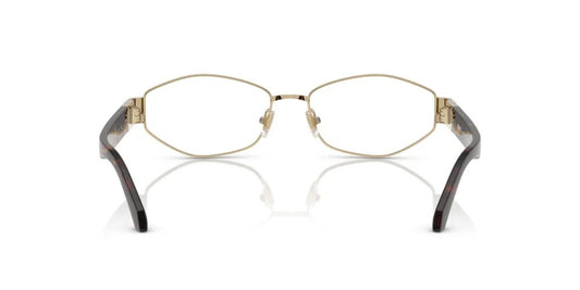 Versace VE1298 1252 Eyeglasses 53mm Havana Gold / Clear Demo Lens