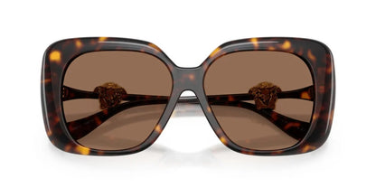 Versace Sunglasses VE4499U 108/73 57mm Havana / Dark Brown Lens
