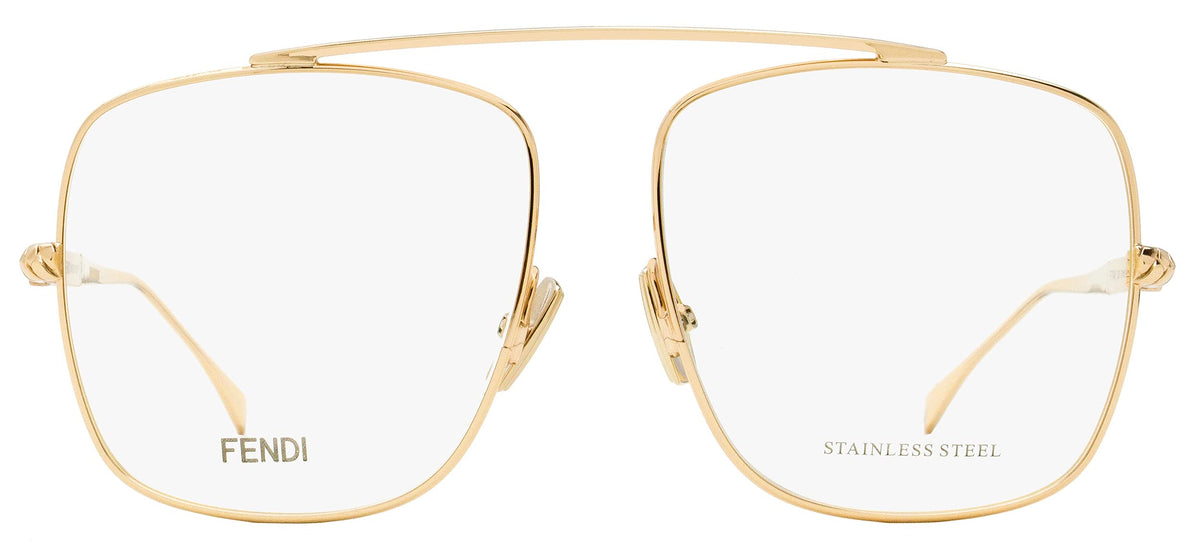 Fendi Eyeglasses FF0445 DDB 57mm Rose Gold / Demo Lens