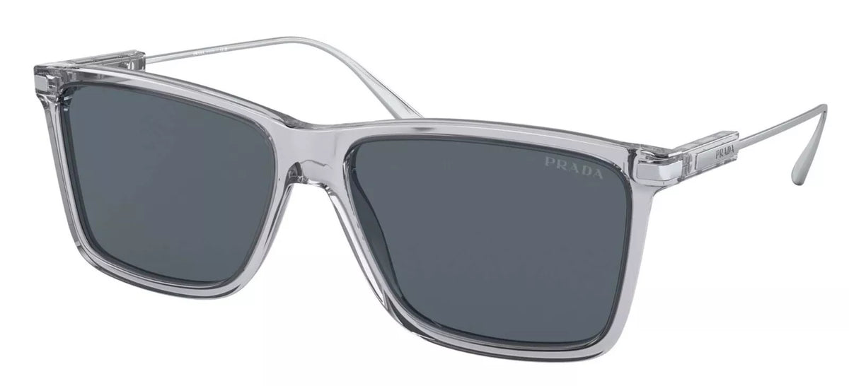 Prada Sunglasses PR01ZS U430A9 58mm Transparent Grey / Blue Lens