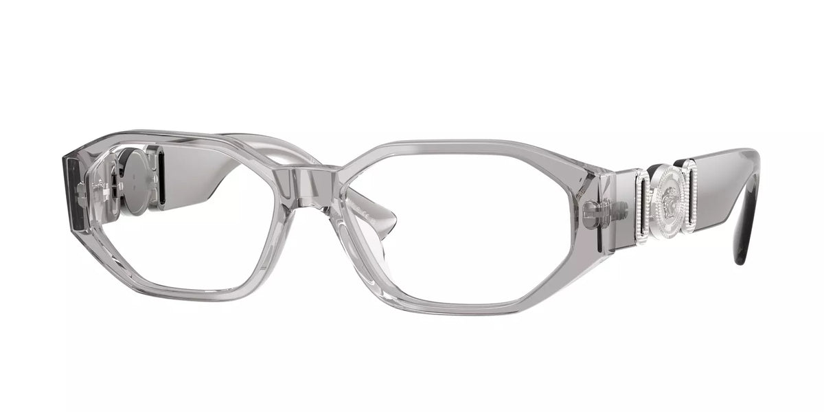 Versace Eyeglasses VE3320U 593 56mm Grey Transparent / Demo Lens