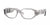 Versace Eyeglasses VE3320U 593 56mm Grey Transparent / Demo Lens