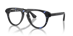 Burberry BE2408U 4111 Aviator Eyeglasses 53mm Blue Havana / Demo Lens