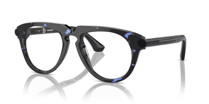 Burberry BE2408U 4111 Aviator Eyeglasses 53mm Blue Havana / Demo Lens