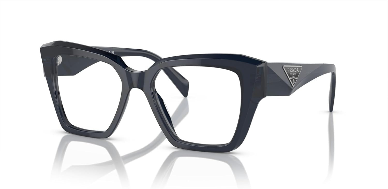 Prada Eyeglasses PR 09ZV 08Q 1O1 51mm Transparent Blue / Demo Lens